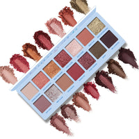 HKM-014675 14-Color Matte and Metallic Waterproof Glitter Eyeshadow Palette