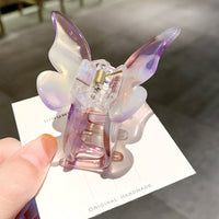 HKM-913427 Colorful Butterfly Hair Clip for Women - Fashion Bowknot Design in Various Shades