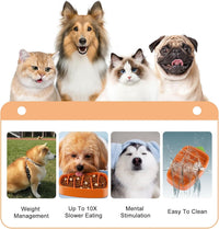 HKM-796435 Dog Slow Feeder Bowl for Small & Medium Dogs - Carrot Design, Non-Slip Melamine & Silicone, Ideal for Dry or Wet Food