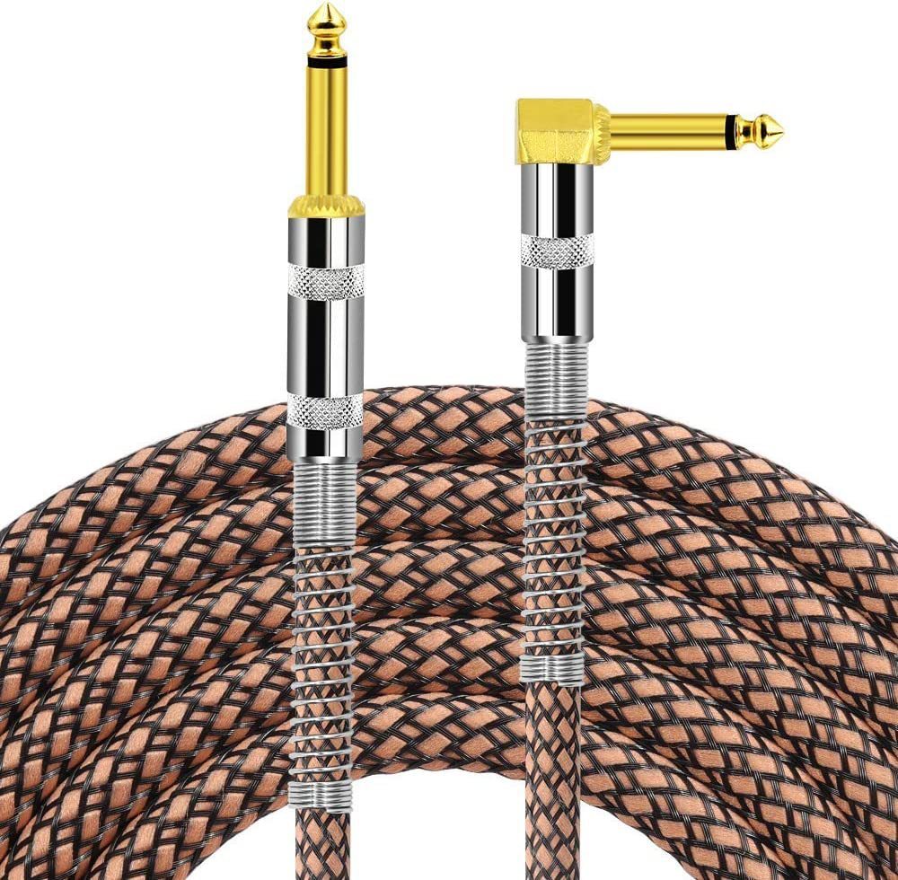 KTX-628627 Dual Channel 6.35mm Audio Cable for Amplifiers and Speakers, Various Lengths Available