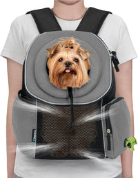 HKM-693203 Portable Breathable Dog Backpack Carrier for Travel and Outdoor Activities