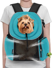 HKM-693203 Portable Breathable Dog Backpack Carrier for Travel and Outdoor Activities