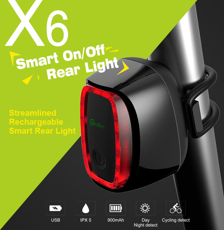 HKM-843219 Compact Bicycle Tail Light for Enhanced Safety and Visibility