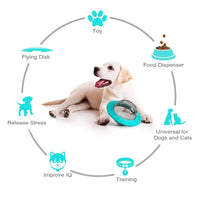 HKM-980883 Interactive Food Dispensing Treat Ball for Dogs - IQ Training Toy for Small to Large Breeds
