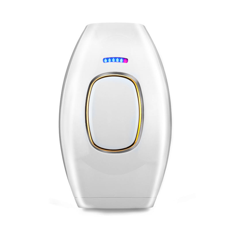 HKM-052883 Whole Body Laser Hair Removal Device with Photon Rejuvenation Technology - White and Pink