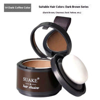 HKM-357011 Precision Hairline Carving Outline Powder for Sparse Edges - Black & Brown Shades