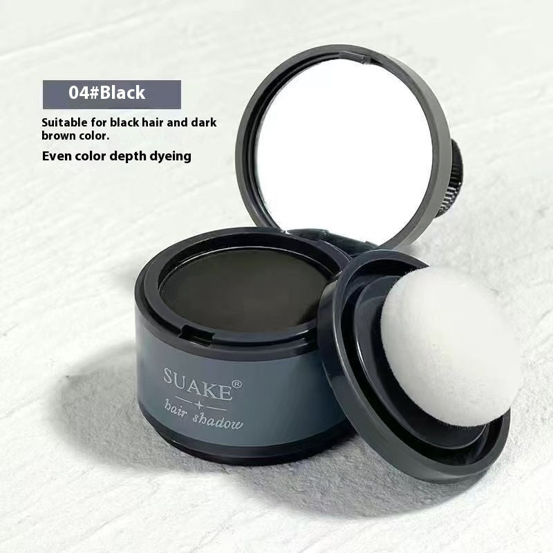 HKM-357011 Precision Hairline Carving Outline Powder for Sparse Edges - Black & Brown Shades