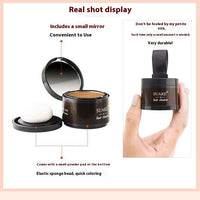 HKM-357011 Precision Hairline Carving Outline Powder for Sparse Edges - Black & Brown Shades
