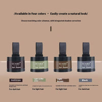 HKM-357011 Precision Hairline Carving Outline Powder for Sparse Edges - Black & Brown Shades