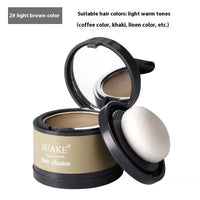 HKM-357011 Precision Hairline Carving Outline Powder for Sparse Edges - Black & Brown Shades