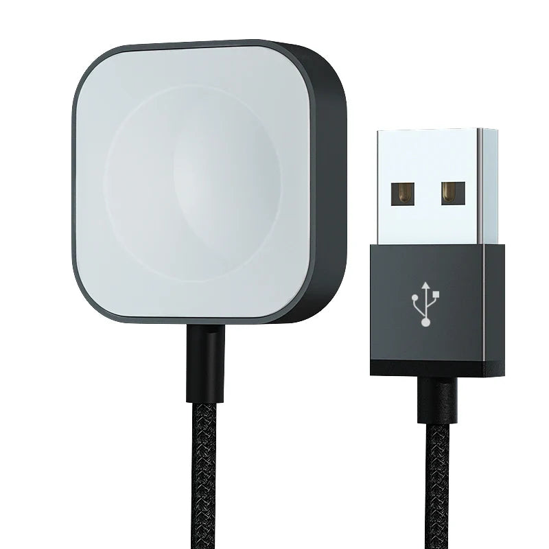 KTX-670867 Portable Qi Wireless Charger for Apple Watch - Magnetic Fast Charging Cable for Smartwatches