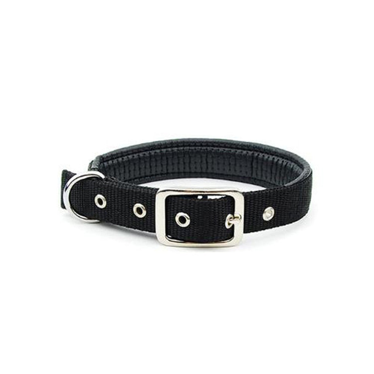 HKM-637907 Reflective Nylon Webbing Dog Collars for Medium and Large Dogs - Durable and Adjustable Sizes