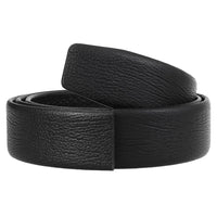 HKM-376915 Men's Genuine Leather Automatic Buckle Belt - Model LY35-3855 in Black