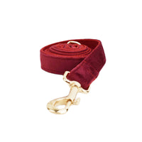 HKM-587347 Soft Velvet Dog Collar with Accessories for XS to XL Sizes