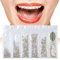 HKM-670291 Crystal Rhinestone Tooth Gems for Bright Smiles with Durable Adhesive