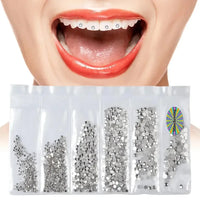 HKM-670291 Crystal Rhinestone Tooth Gems for Bright Smiles with Durable Adhesive