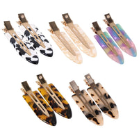 HKM-152019 Traceless Minimalist Hair Barrettes - Boxed Set of Colorful Clips for Bangs and Styling