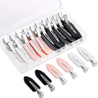 HKM-152019 Traceless Minimalist Hair Barrettes - Boxed Set of Colorful Clips for Bangs and Styling