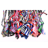 HKM-008083 Adjustable Kids' Pet Ties - Cloth Decoration for Dogs, Small Size 11CM x 5CM, Neck 22CM-45CM, 50PCS Pack