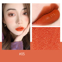 HKM-384339 Matte Velvet Lambskin Lip Gloss - Rich Moisturizing Color with Non-Stick Formula