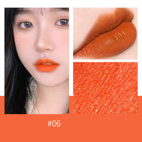 HKM-384339 Matte Velvet Lambskin Lip Gloss - Rich Moisturizing Color with Non-Stick Formula