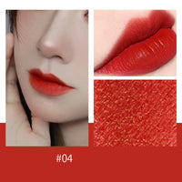 HKM-384339 Matte Velvet Lambskin Lip Gloss - Rich Moisturizing Color with Non-Stick Formula