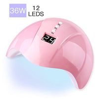 HKM-721171 Smart USB Nail Polishing Tool Set - 36W Acrylic Lamp for Nail Art