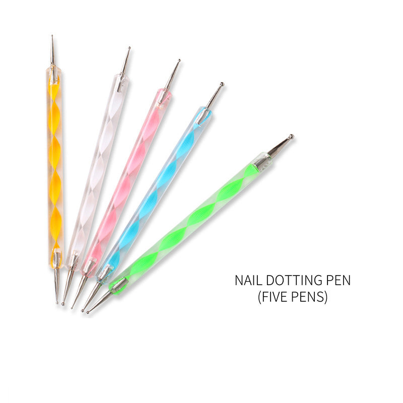 HKM-721171 Smart USB Nail Polishing Tool Set - 36W Acrylic Lamp for Nail Art
