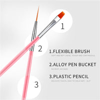 HKM-721171 Smart USB Nail Polishing Tool Set - 36W Acrylic Lamp for Nail Art