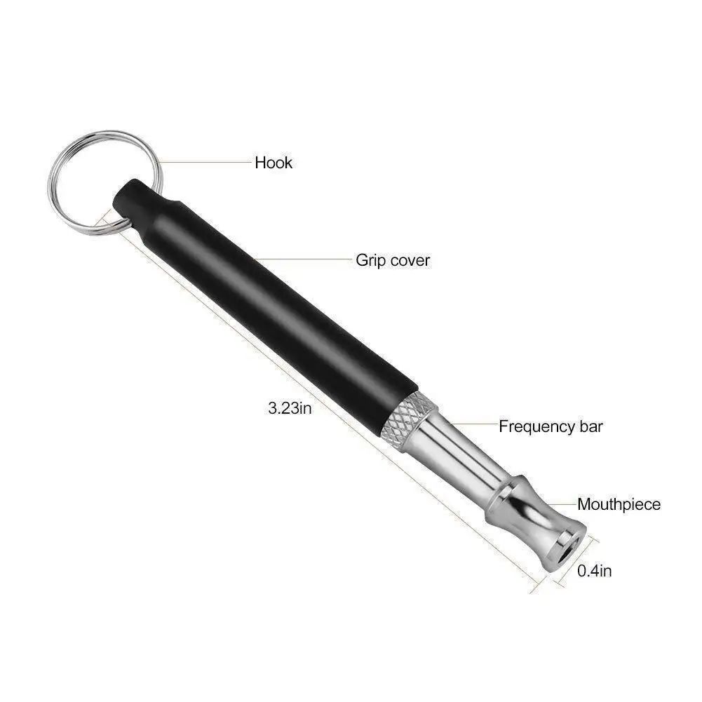 JMT-318090 Adjustable Ultrasonic Dog Training Whistle with Keychain for Effective Pet Communication