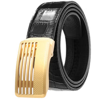 HKM-752019 Genuine Leather Casual Belt with Stainless Steel Buckle - Model LY36-61437-8