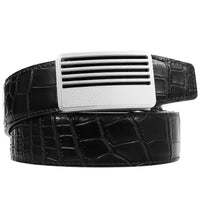 HKM-752019 Genuine Leather Casual Belt with Stainless Steel Buckle - Model LY36-61437-8