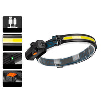HKM-272339 Rechargeable Outdoor Fishing Headlight with Strong Light and Sensor Technology
