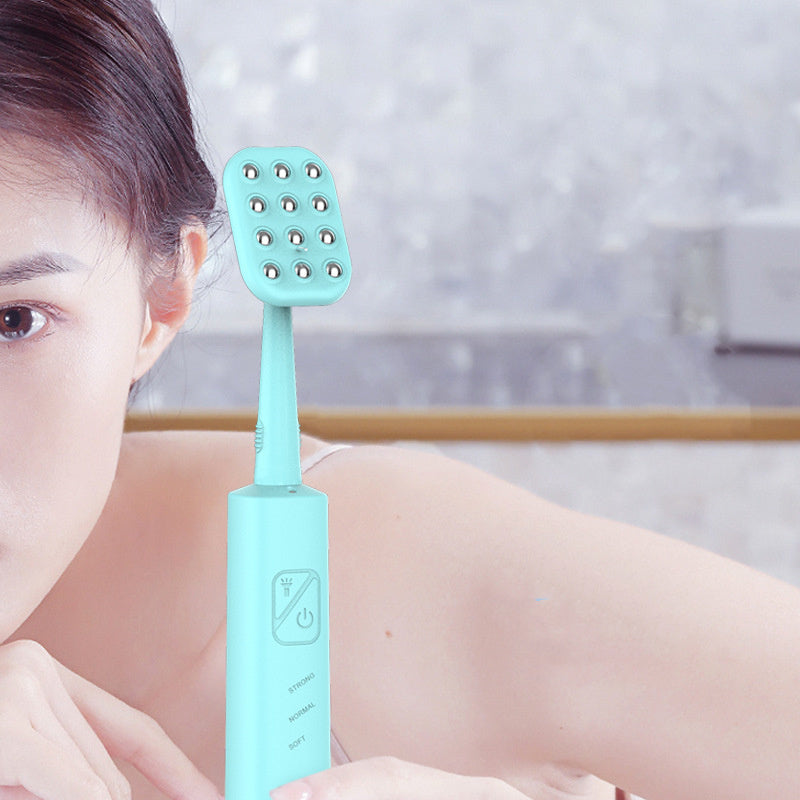HKM-032979 Multi-purpose Facial Cleanser and Tooth Guard in White, Blue, and Black - Food Grade Quality