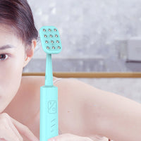 HKM-032979 Multi-purpose Facial Cleanser and Tooth Guard in White, Blue, and Black - Food Grade Quality