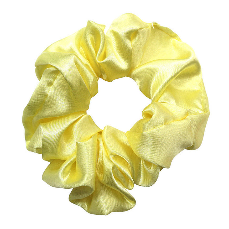 HKM-445779 Korean Style Cloth Hair Accessory - Large Intestine Ring in Various Colors