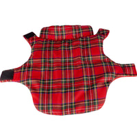 HKM-362131 Thickened Warm Cotton Dog Coat in Red Plaid - Pet Clothing for All Sizes