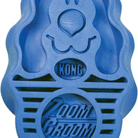 HKM-187859 Blue Dog Grooming and Shampooing Brush - Hair Removal and Massage Tool for Healthy Coat