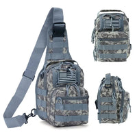 HKM-582739 Tactical Camouflage Shoulder Bag for Outdoor Activities and Sports