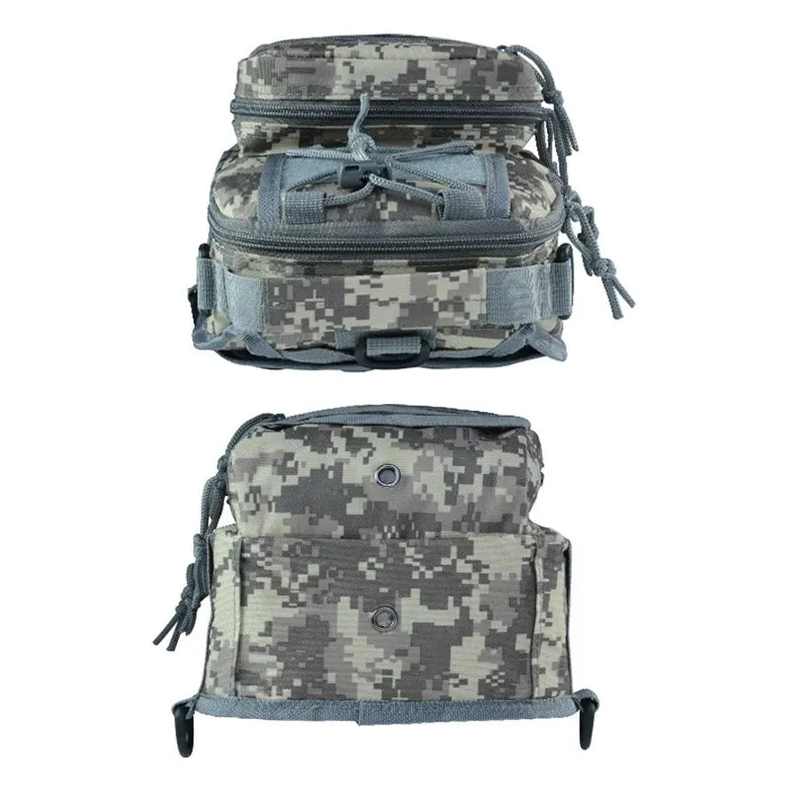 HKM-582739 Tactical Camouflage Shoulder Bag for Outdoor Activities and Sports
