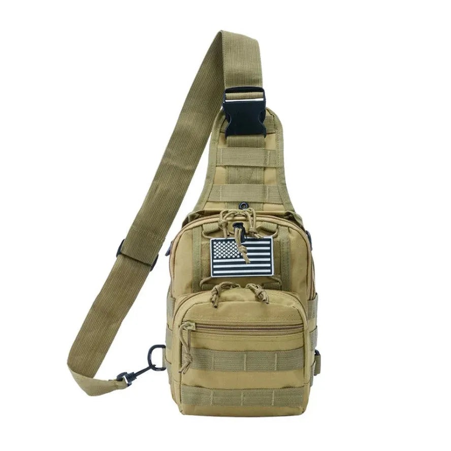 HKM-582739 Tactical Camouflage Shoulder Bag for Outdoor Activities and Sports