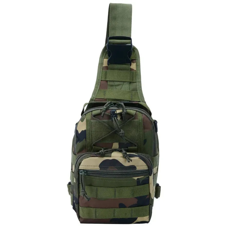HKM-582739 Tactical Camouflage Shoulder Bag for Outdoor Activities and Sports