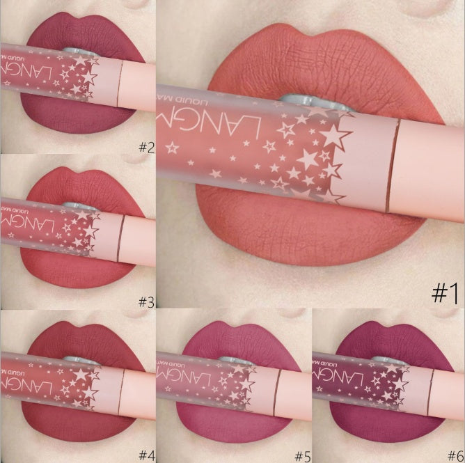 HKM-283731 Matte Waterproof Long-lasting Velvet Lipstick Set - 12 Colors for Smooth, Hydrated Lips