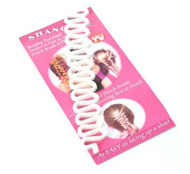 HKM-428819 Fishbone Wave Braider for Ethnic and Women's Hairstyles - Black and Brown Colors