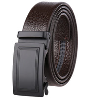 HKM-929363 Genuine Leather Men’s Belt - Classic Design with Durable Buckle, Model LY36-21703-5