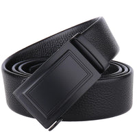 HKM-929363 Genuine Leather Men’s Belt - Classic Design with Durable Buckle, Model LY36-21703-5