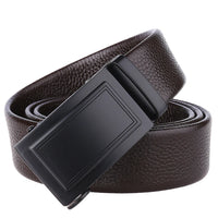 HKM-929363 Genuine Leather Men’s Belt - Classic Design with Durable Buckle, Model LY36-21703-5