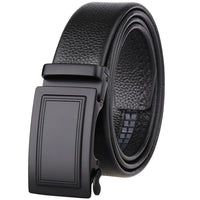HKM-929363 Genuine Leather Men’s Belt - Classic Design with Durable Buckle, Model LY36-21703-5