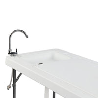 HKM-041811 Rectangular Outdoor Fishing Table - Sturdy and Portable Design for All Your Fishing Needs