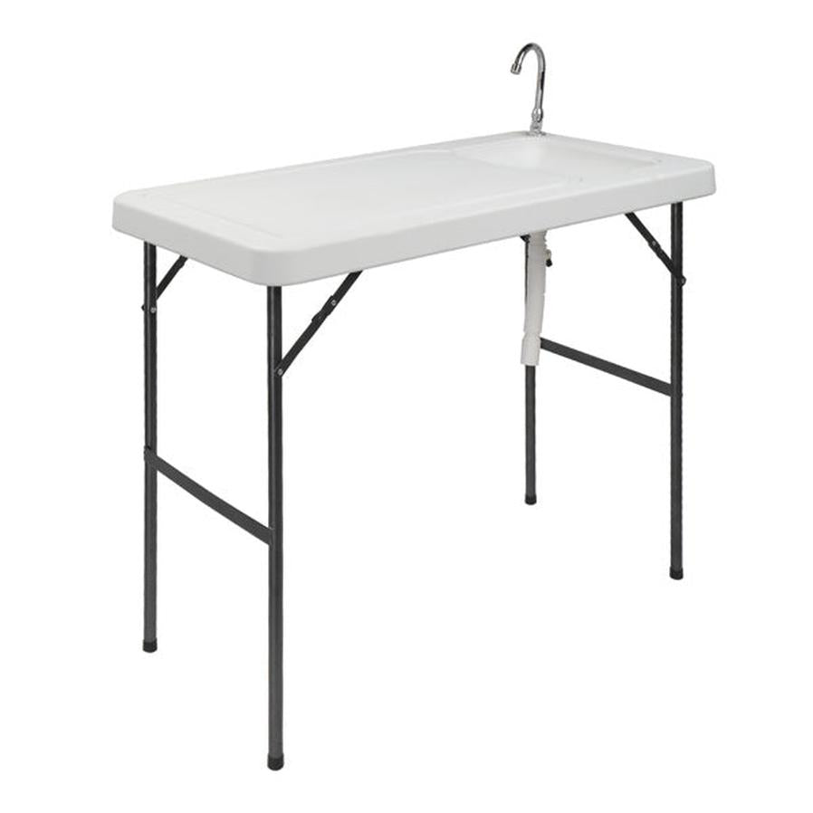 HKM-041811 Rectangular Outdoor Fishing Table - Sturdy and Portable Design for All Your Fishing Needs